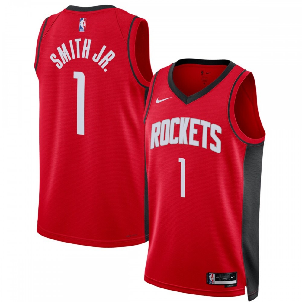 Jabari Smith Jr. Houston Rockets Unisex 2022 NBA Draft First Round Pick Swingman Jersey - Icon Edition - Red-Pro Kit Vault | Brand New 26/27 Sports Jerseys